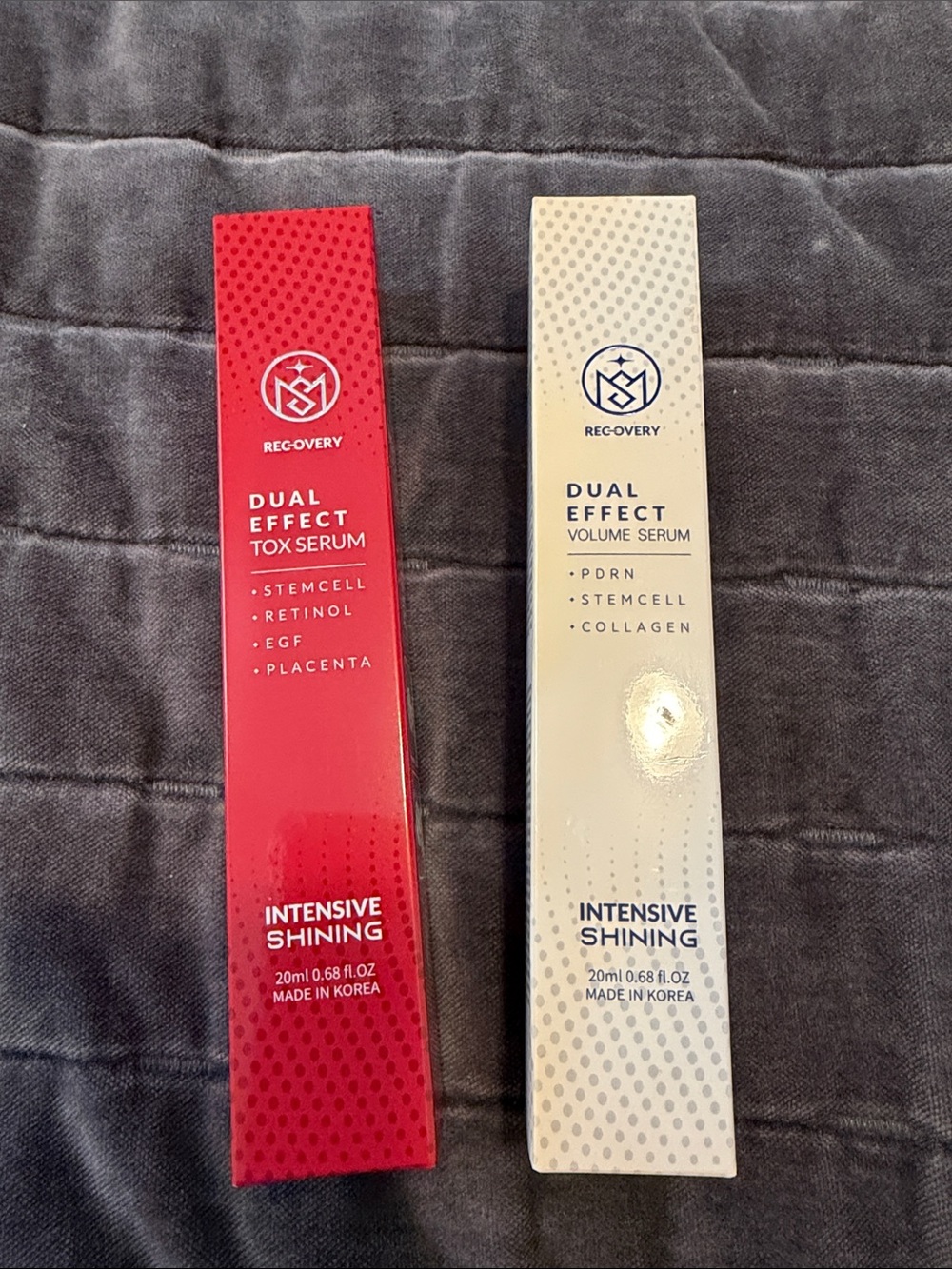 Korean Skincare Dual Effect Tox Serum - Red Intensive Shining